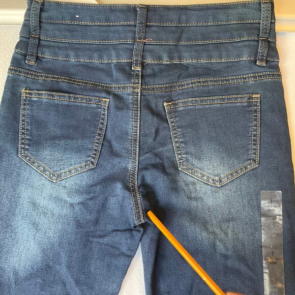 Joe Boxer Women Skinny Jeans size 5 Blue High Rise Stretch Boot Cut NWT Comfy - Picture 10 of 11